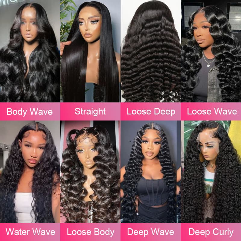 Special offer | 30inch = $199 Megalook 30inch 36inch Long 13x4 Transparent Lace Frontal Wigs Pre-plucked Natural Hairline Breathable Airy Cap Human Hair Wig