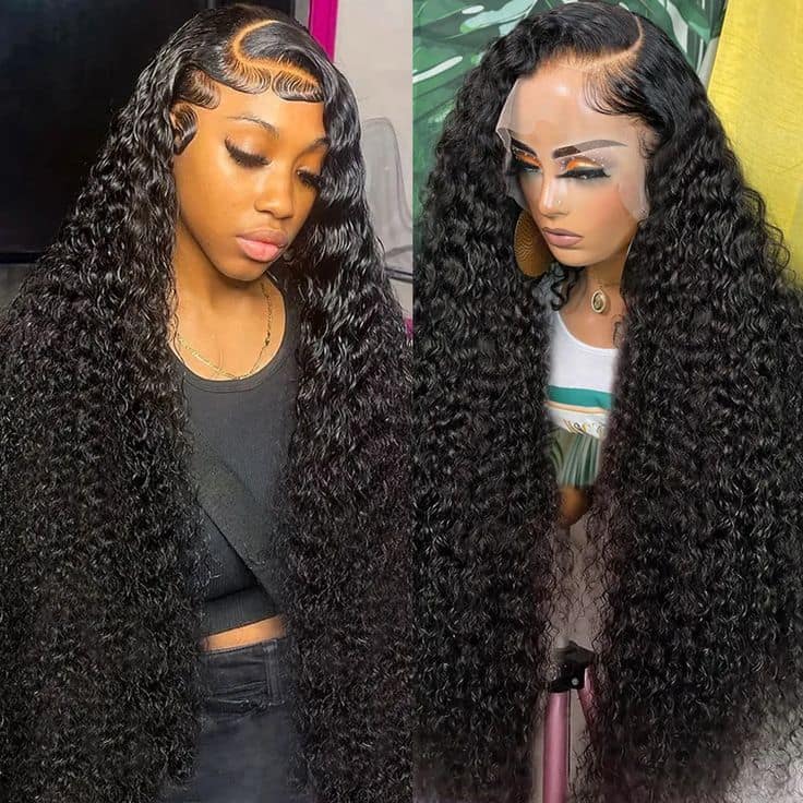 Special offer | 30inch = $199 Megalook 30inch 36inch Long 13x4 Transparent Lace Frontal Wigs Pre-plucked Natural Hairline Breathable Airy Cap Human Hair Wig