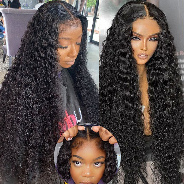 Special offer | 30inch = $199 Megalook 30inch 36inch Long 13x4 Transparent Lace Frontal Wigs Pre-plucked Natural Hairline Breathable Airy Cap Human Hair Wig