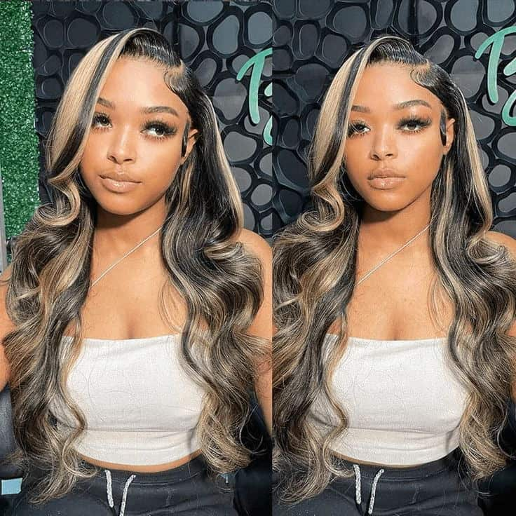 Pre Cut Lace | Upgrade Breathable Airy Cap Bleach Knots Balayage 13X4/6X5 Body Wave/Straight HD Lace Frontal Pre-plucked Easy Wear And Go Wig