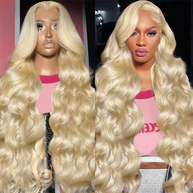 Special offer | 30inch = $199 Megalook 30inch #613 / P1b/30 Highlight/#4 Chocolate Brown Bone Straight Hair Undetectable Transparent Lace Wig