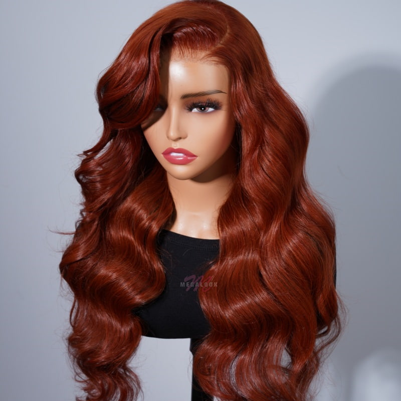 Color #4 Chocolate Brown Loose Body Wave 6x5 HD Lace 3D DOME Cap Wear Go C Part Glueless Mini Knots Pre-plucked  Hair Pre-cut Lace Wig