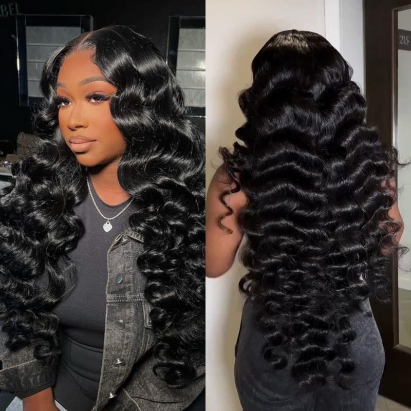 Special offer | 30inch = $199 Megalook 30inch 36inch Long 13x4 Transparent Lace Frontal Wigs Pre-plucked Natural Hairline Breathable Airy Cap Human Hair Wig