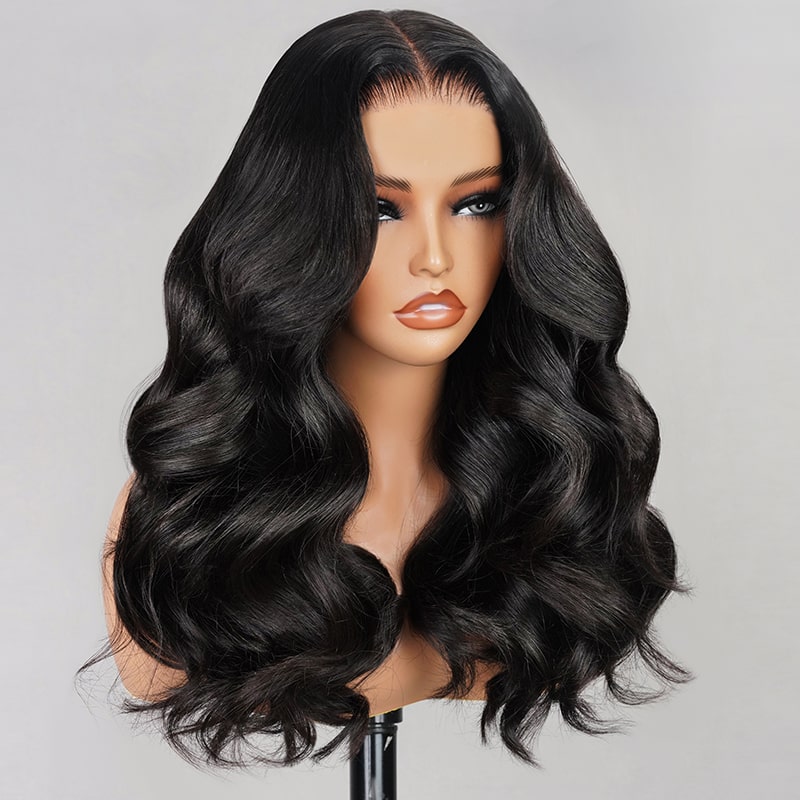 (Super Deal)Megalook Salon-Quality Luxurious Glueless 6X5 HD Lace Wig Loose Body/New Body Wave Wear And Go Wig