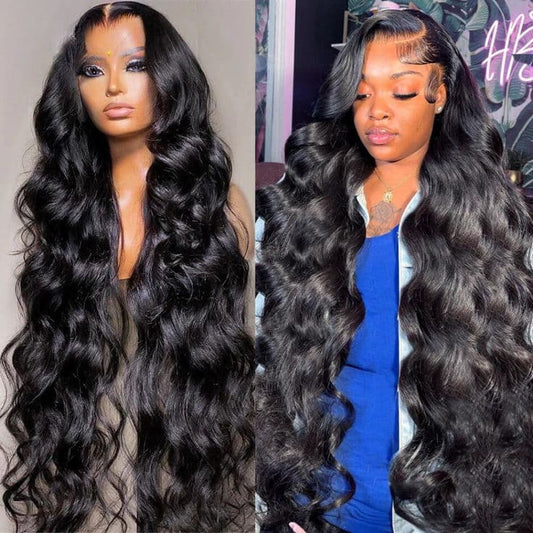 Special offer | 30inch = $199 Megalook 30inch 36inch Long 13x4 Transparent Lace Frontal Wigs Pre-plucked Natural Hairline Breathable Airy Cap Human Hair Wig